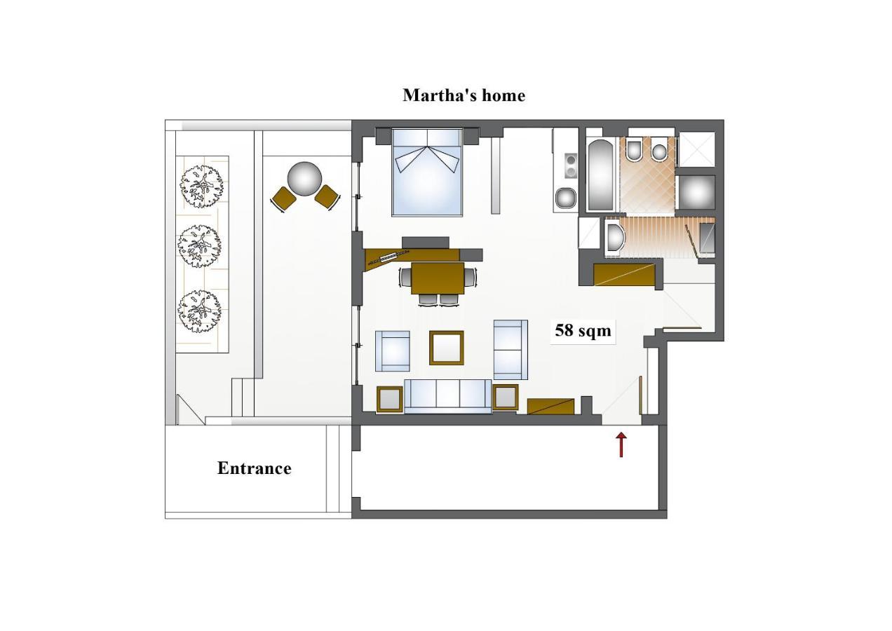 Martha'S Home Rhodes City Bagian luar foto